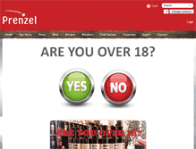 Tablet Screenshot of prenzel.com